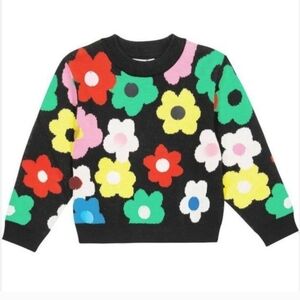 Stella McCartney Kids Floral Sweater - Red, Green, Yellow, Blue